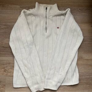 Polo Ralph Lauren 100% Cotton Crochet Half-Zip Sweater